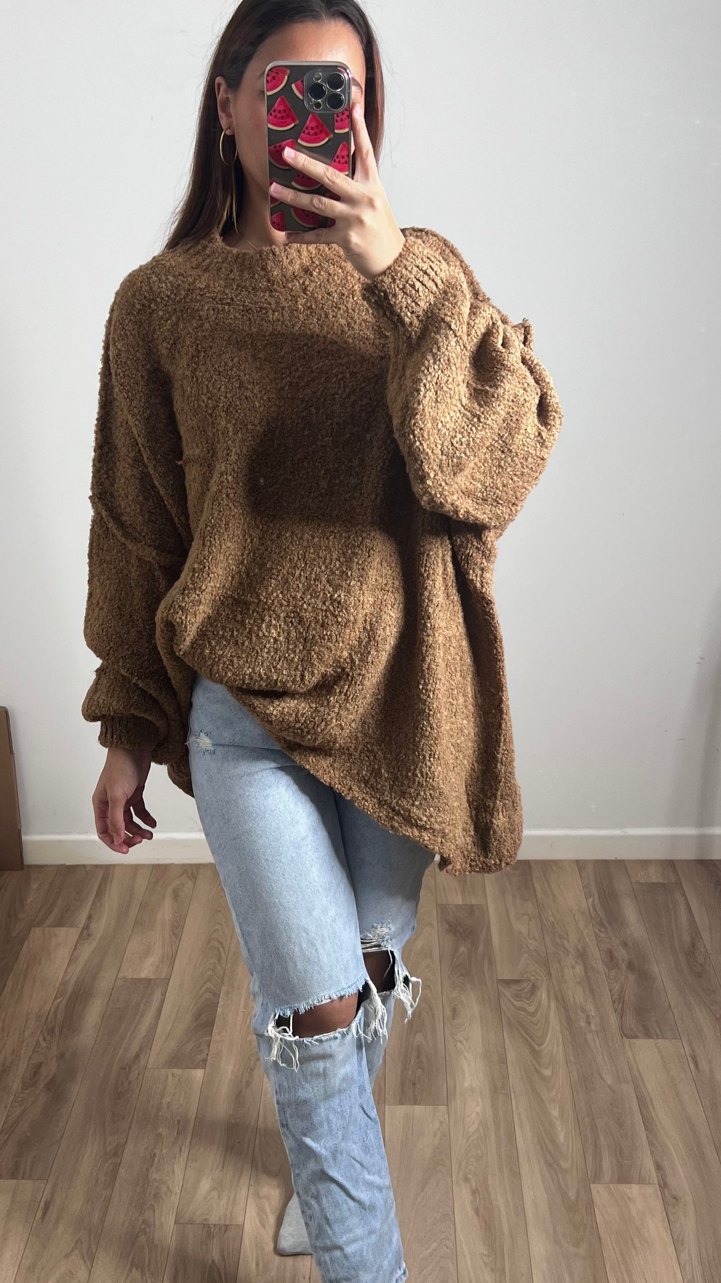 PULL LONG EN MAILLE