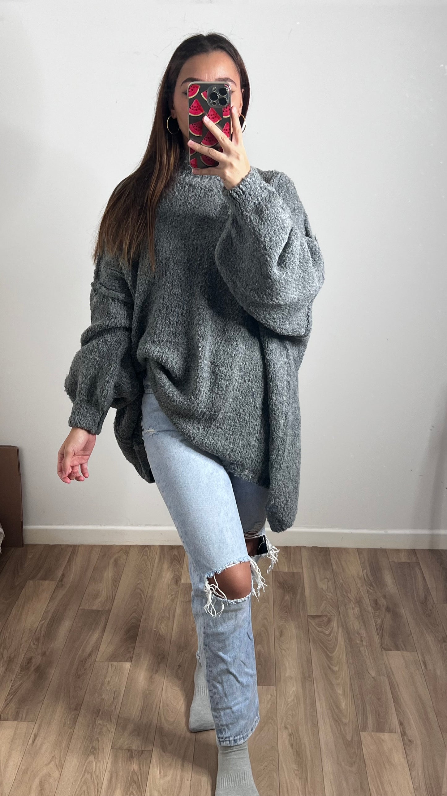 PULL LONG EN MAILLE