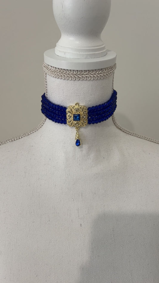 COLLIER BLEU ROI
