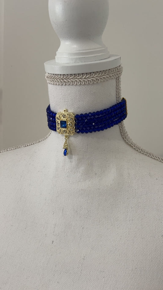 COLLIER BLEU ROI