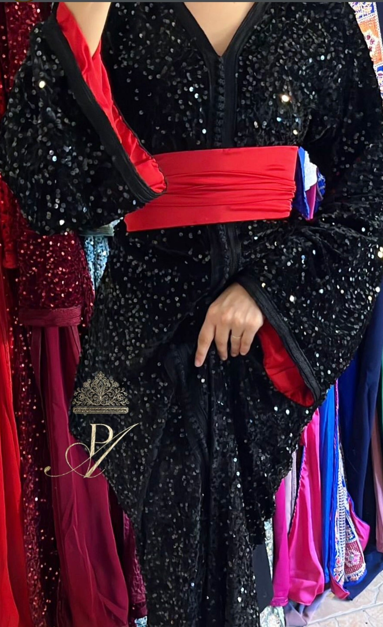 Caftan sequin