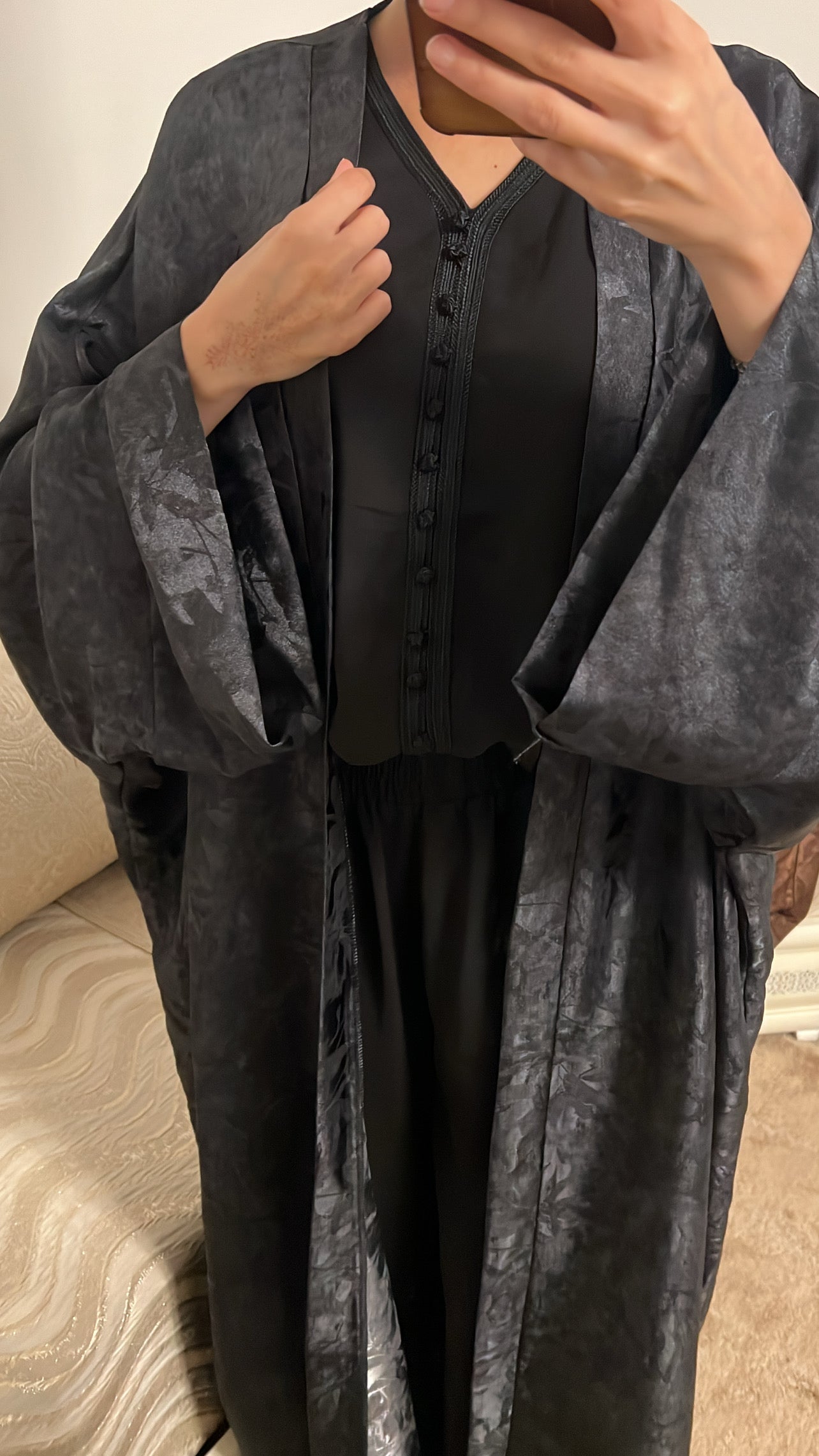 Kimono satiné