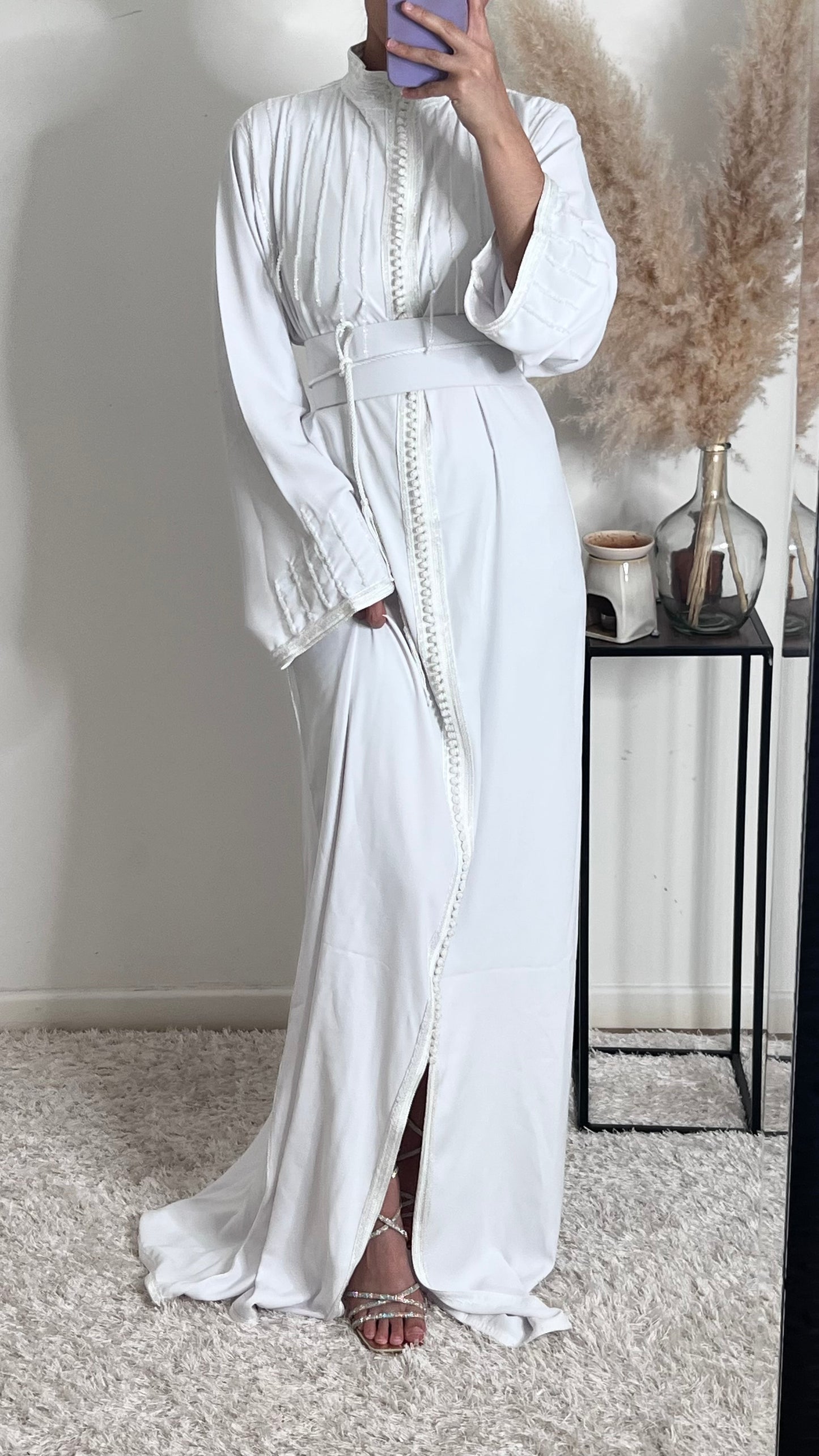 CAFTAN BLANC FIANCAILLES