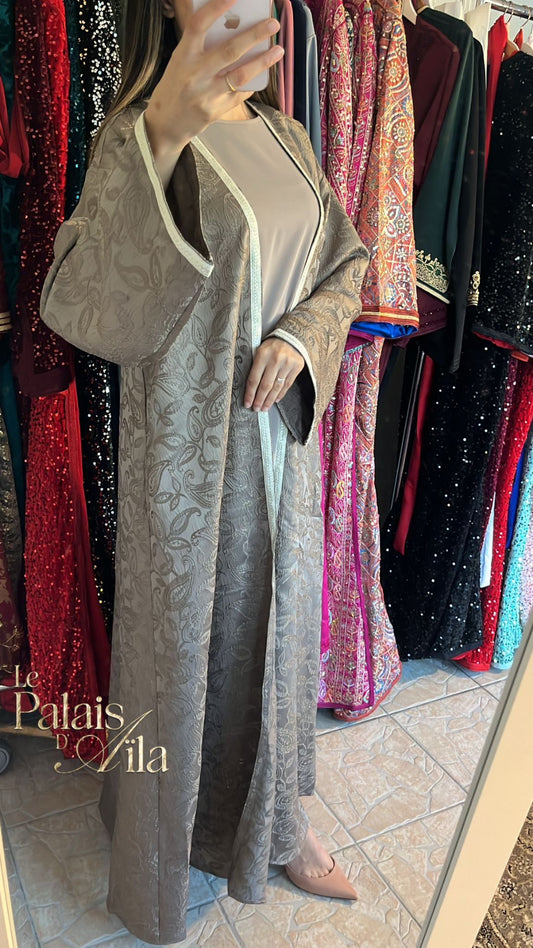 ABAYA KIMONO TAUPE