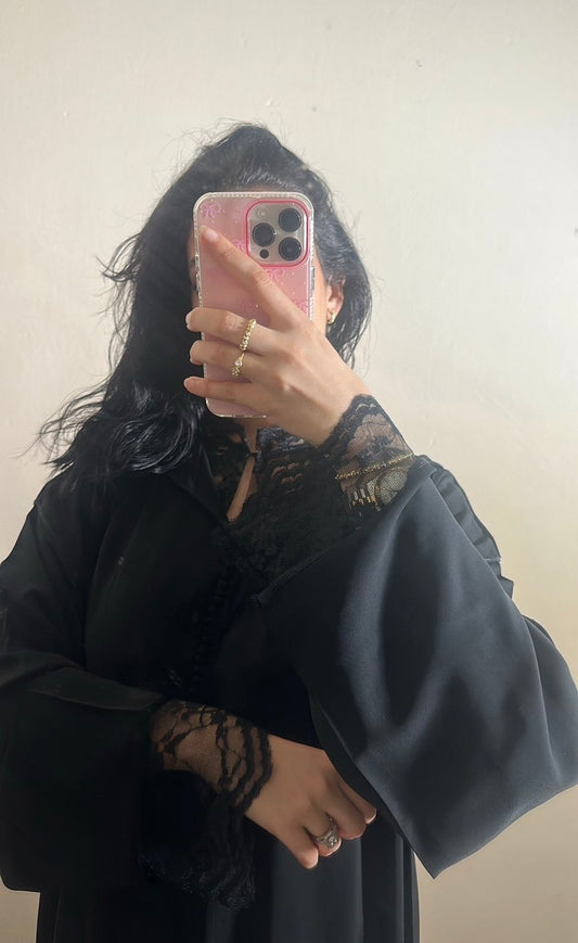 JELLABA 2 PIÈCES DENTELLE