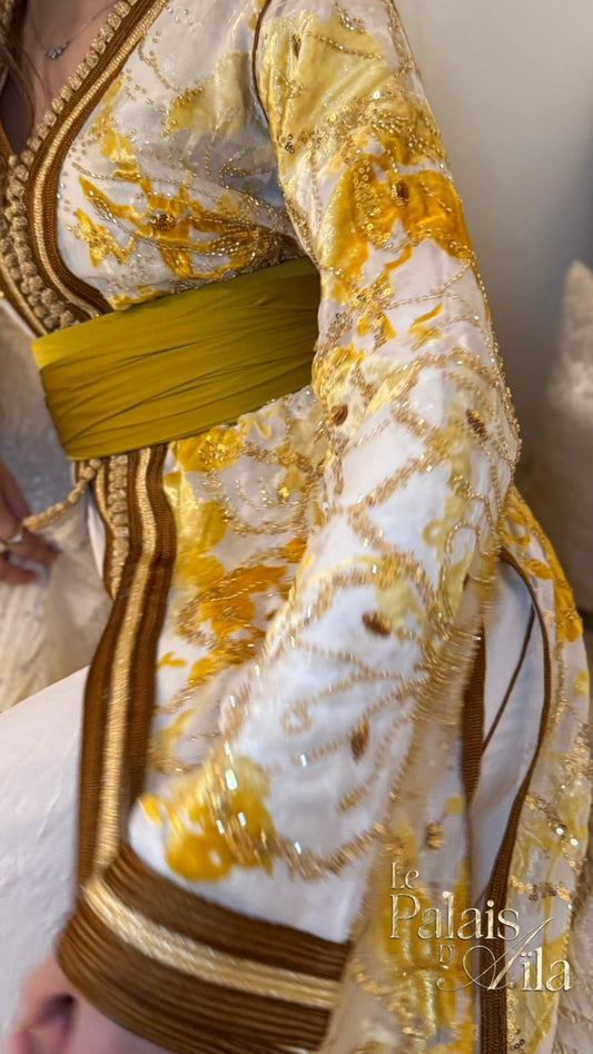 TEKCHETA TLIJA MOBRA BLANC/JAUNE
