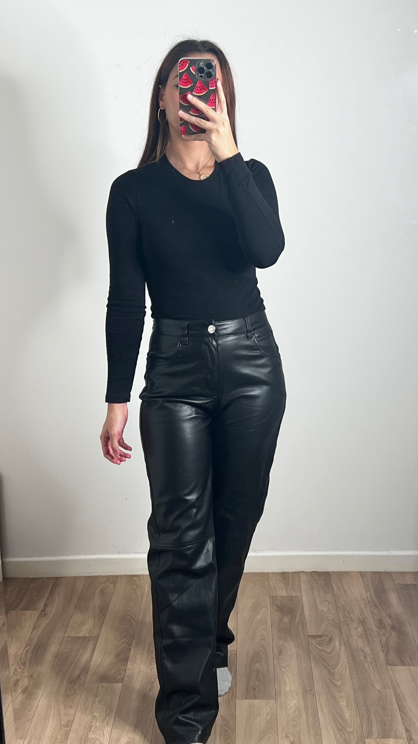 PANTALON SIMILI CUIR