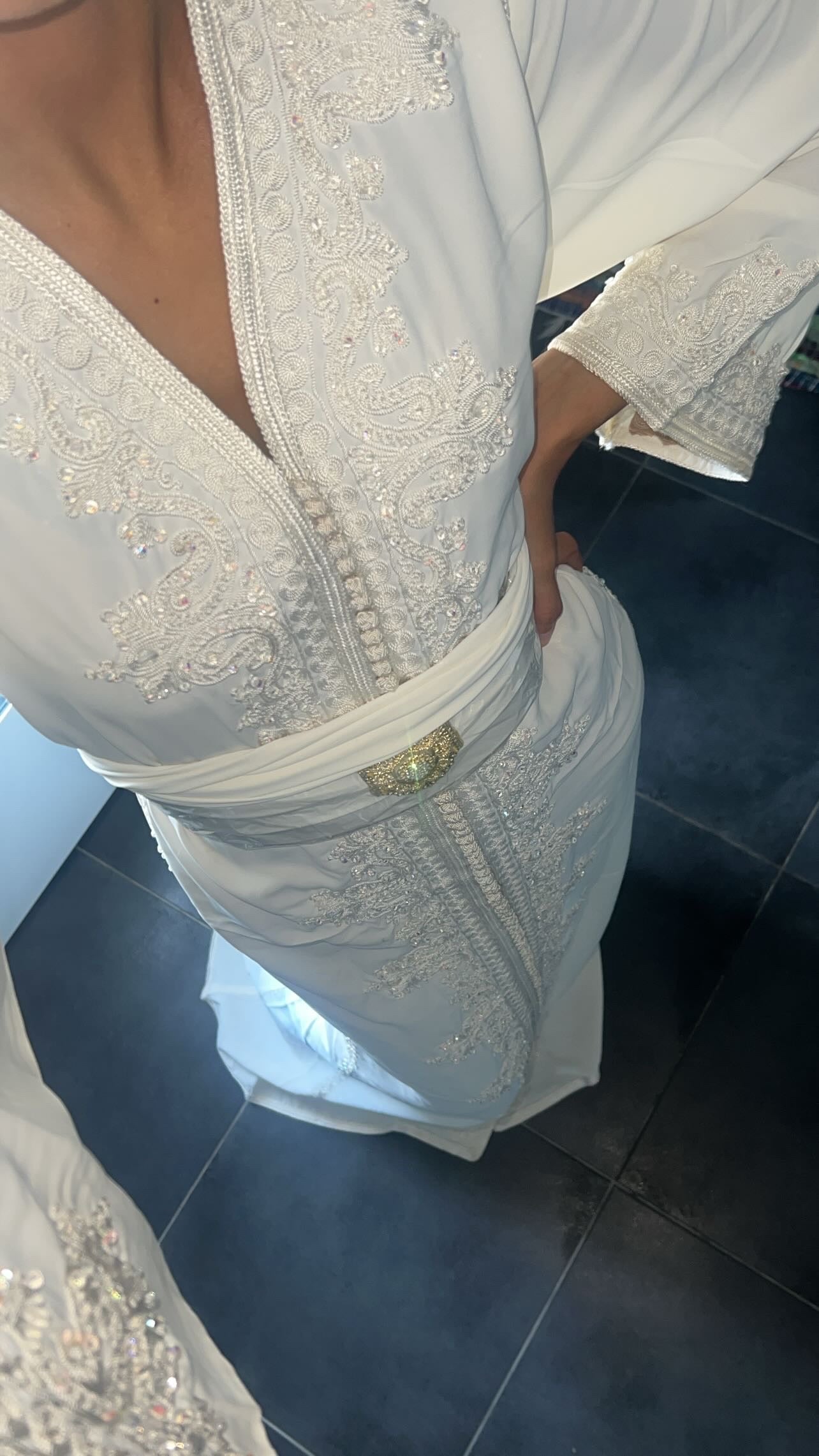 Caftan perlés