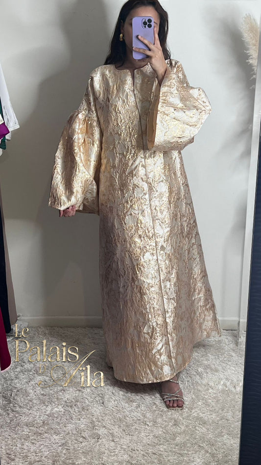 ABAYA INSPI BROCARD DORÉ