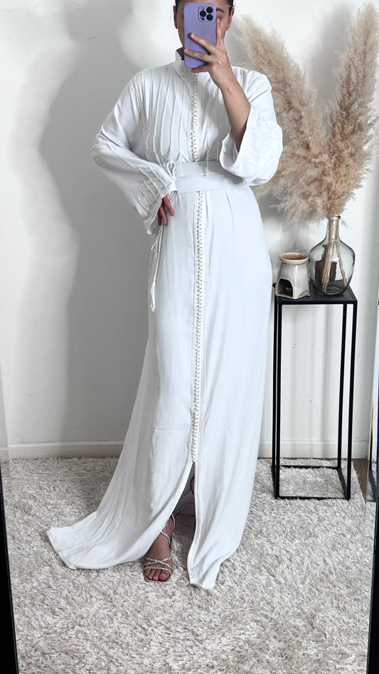 CAFTAN BLANC FIANCAILLES