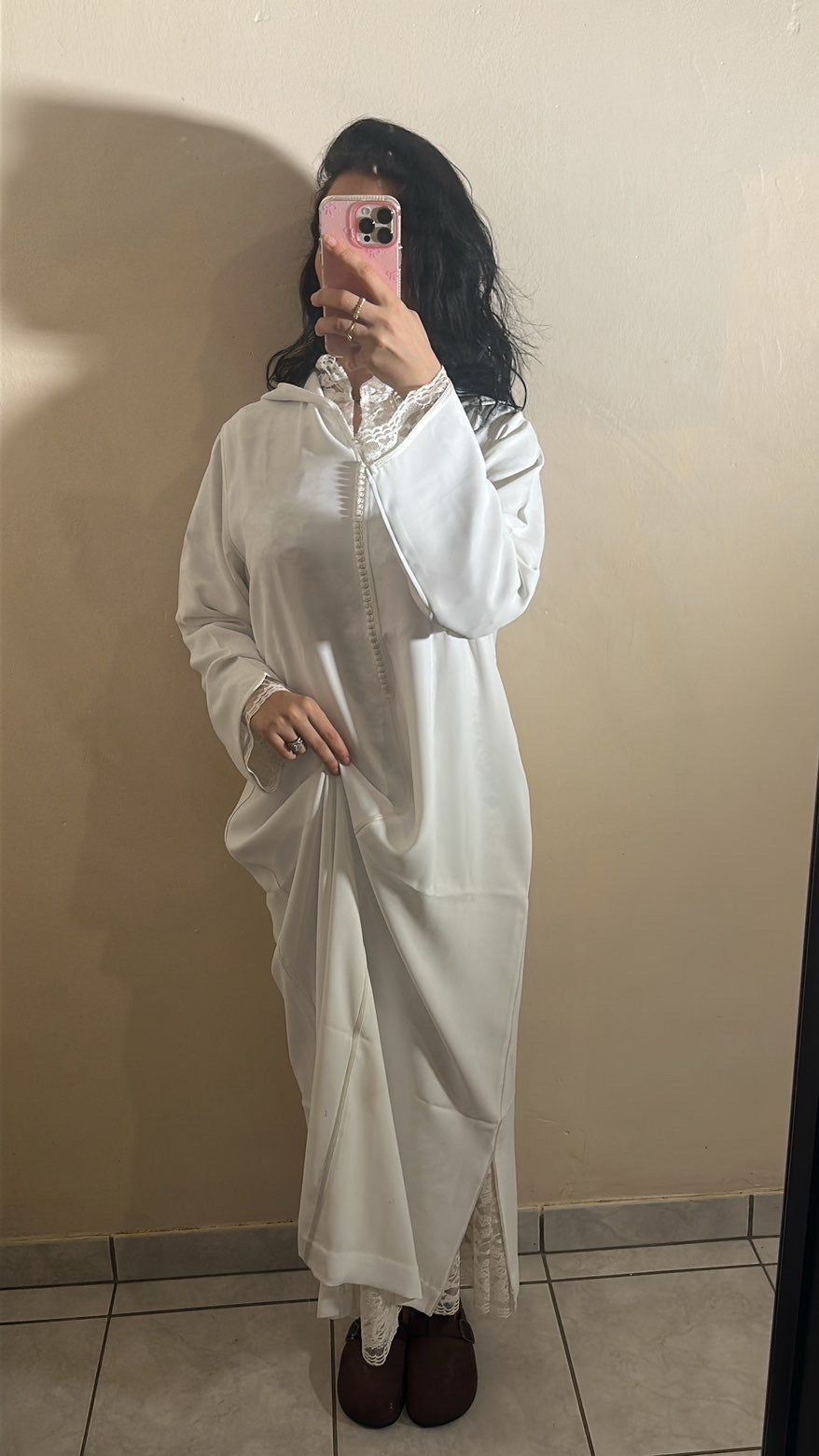 JELLABA 2 PIÈCES DENTELLE