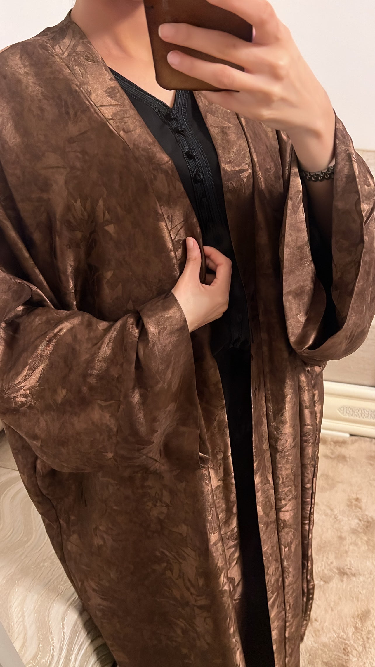 Kimono satiné