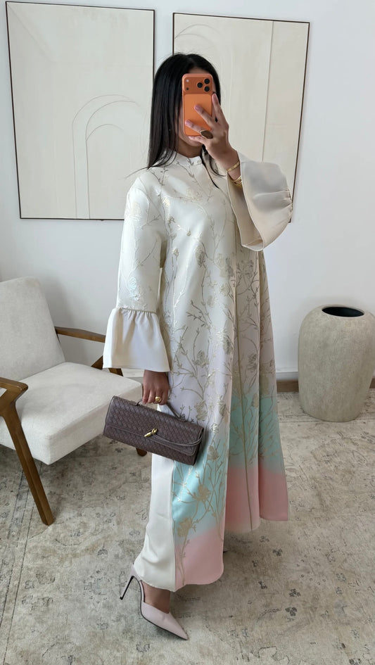 ABAYA FLEURIE