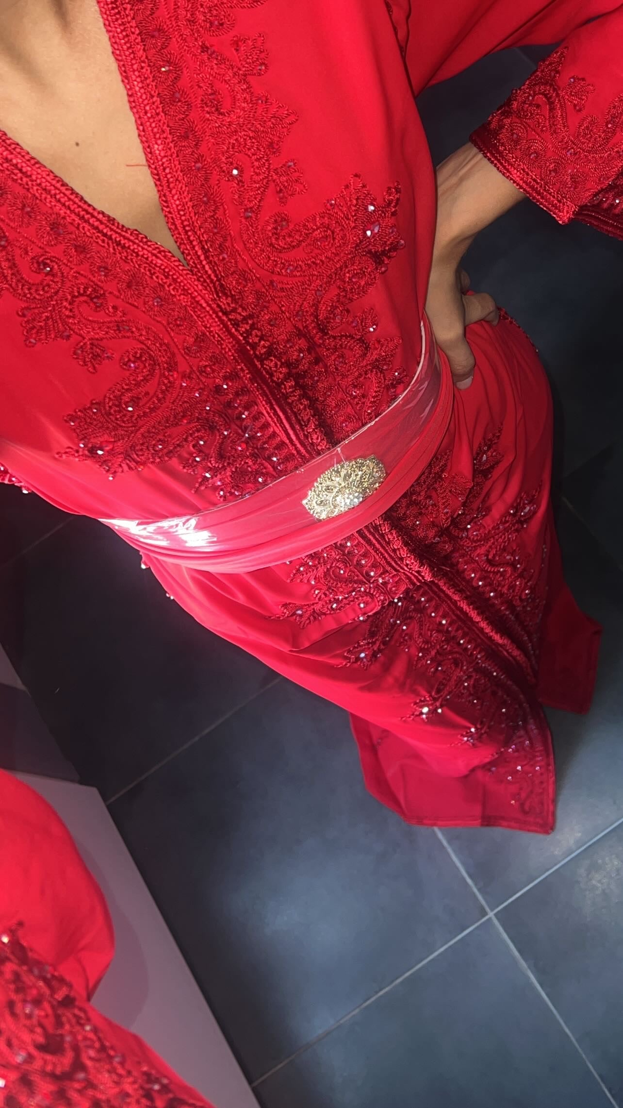 Caftan perlés
