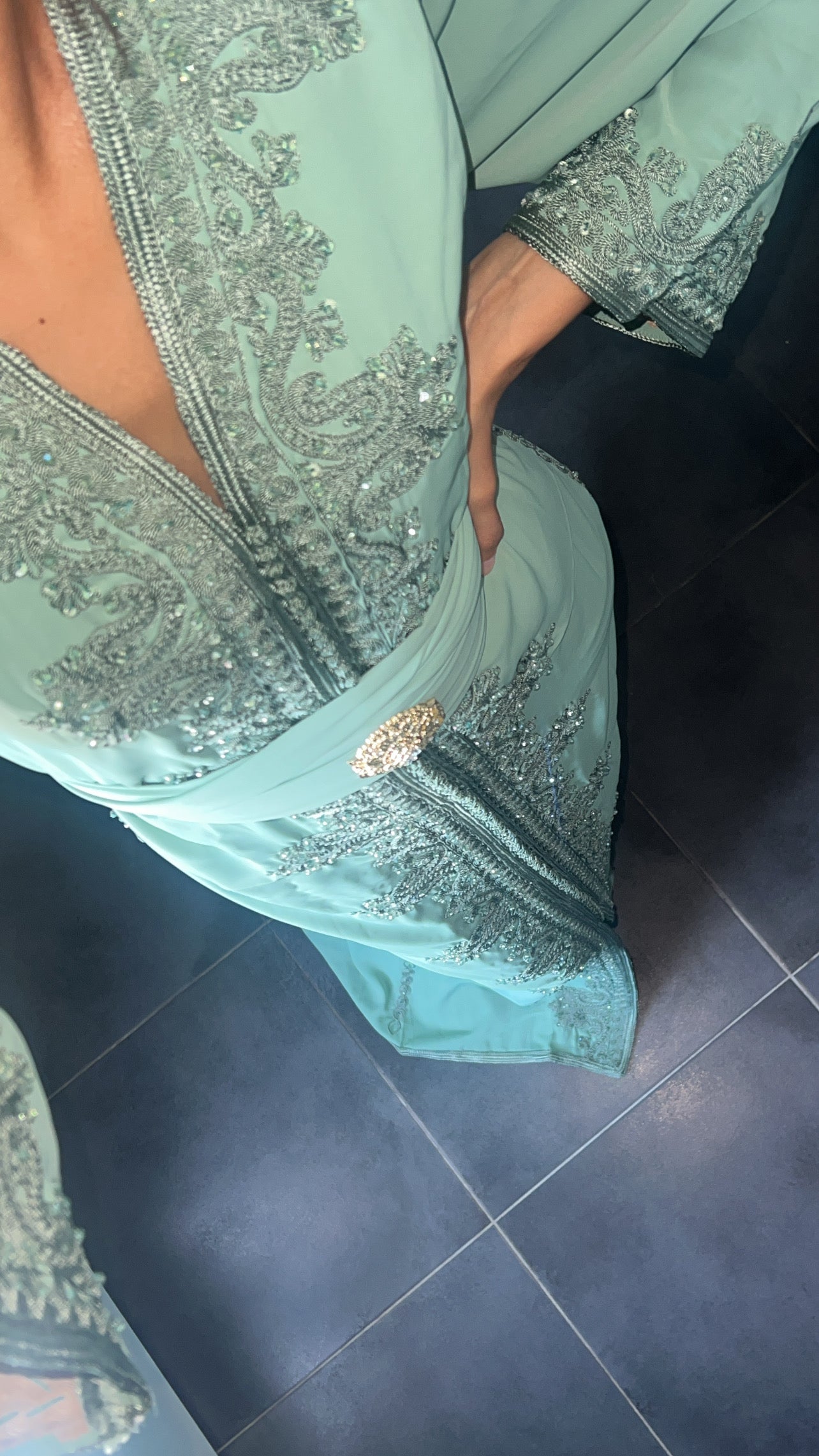 Caftan perlés